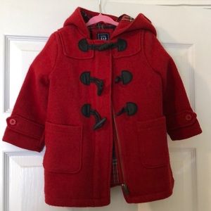 Gap Red Loden Coat